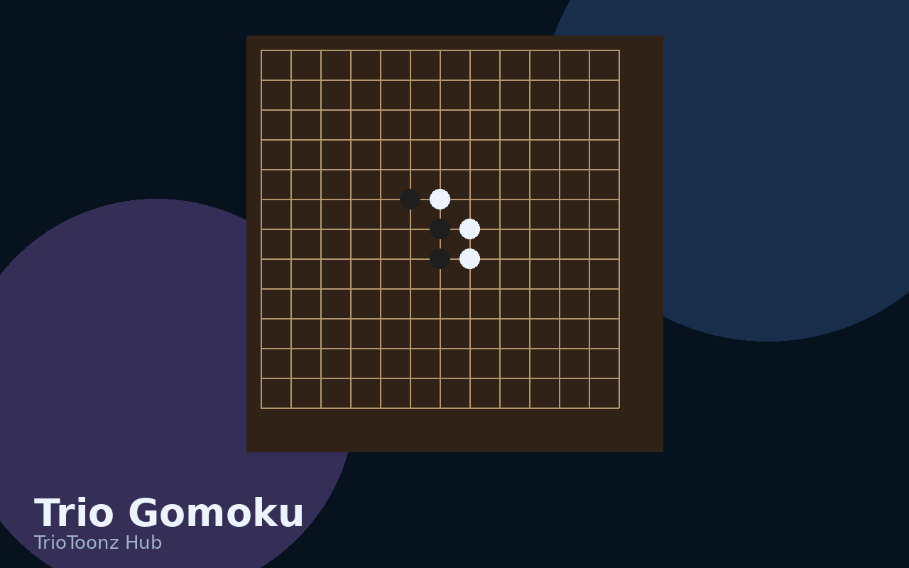 Trio Gomoku board reference