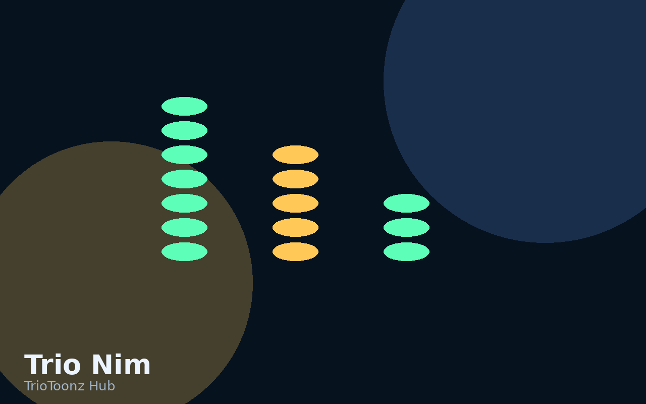 Trio Nim piles reference