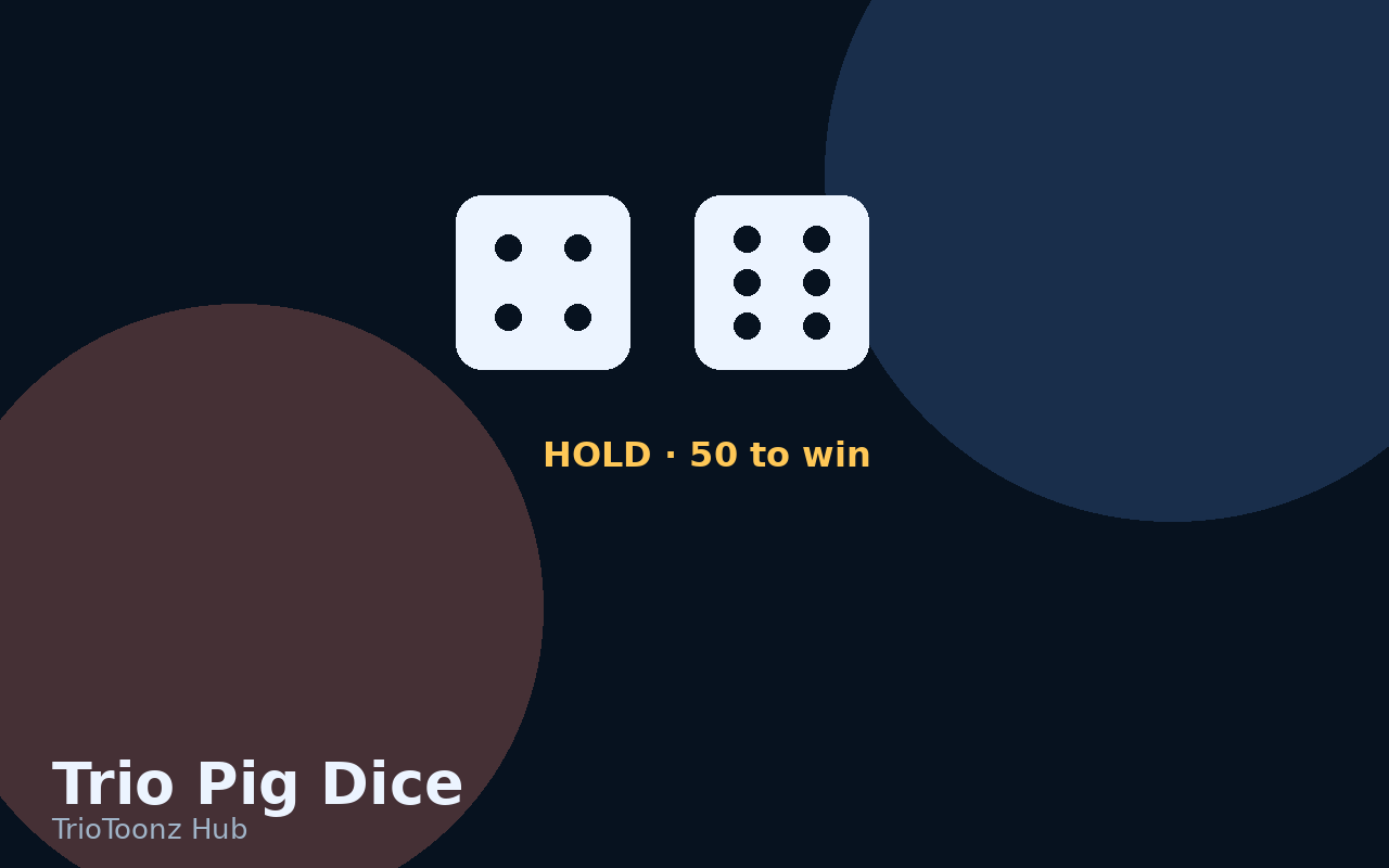 Trio Pig Dice reference