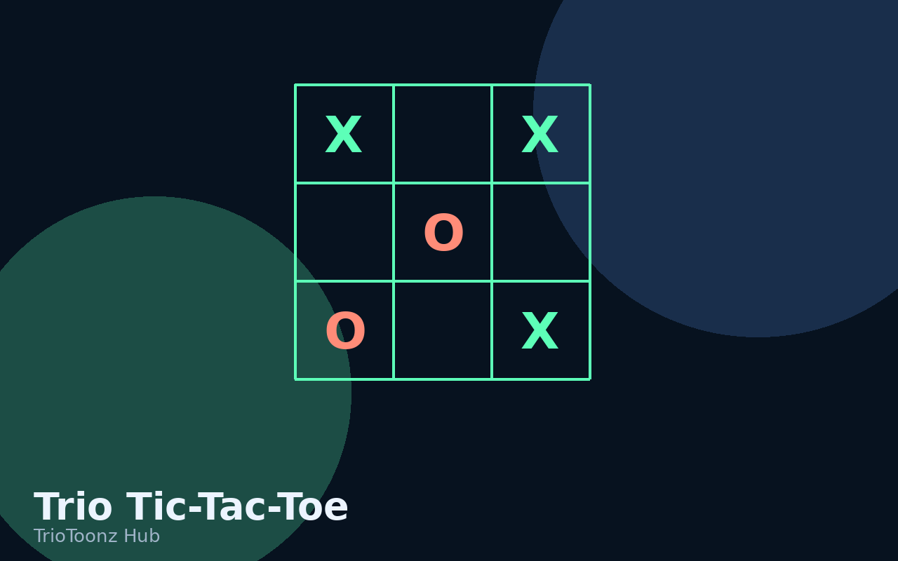 Trio Tic-Tac-Toe board reference